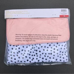 Lucky‎ Star Picnic Set Kids 1 Package White Black Polka Dot With Pink Target New